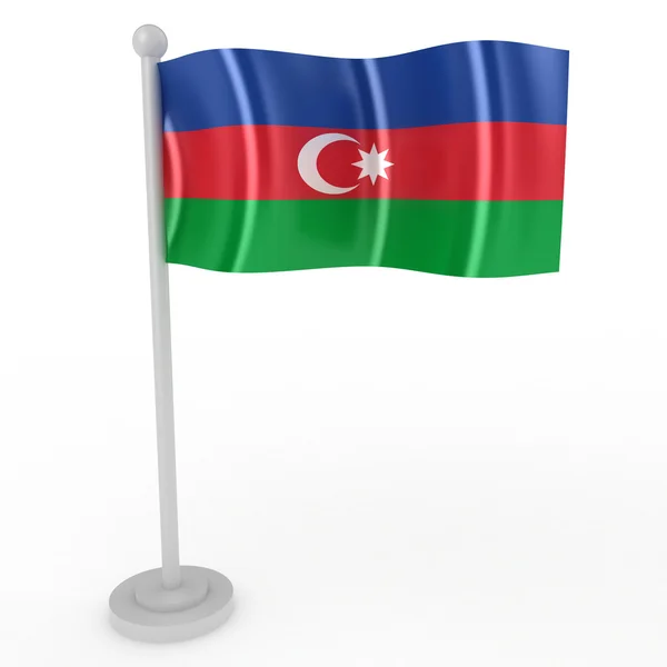 Bandera de Azerbaijan — Foto de Stock