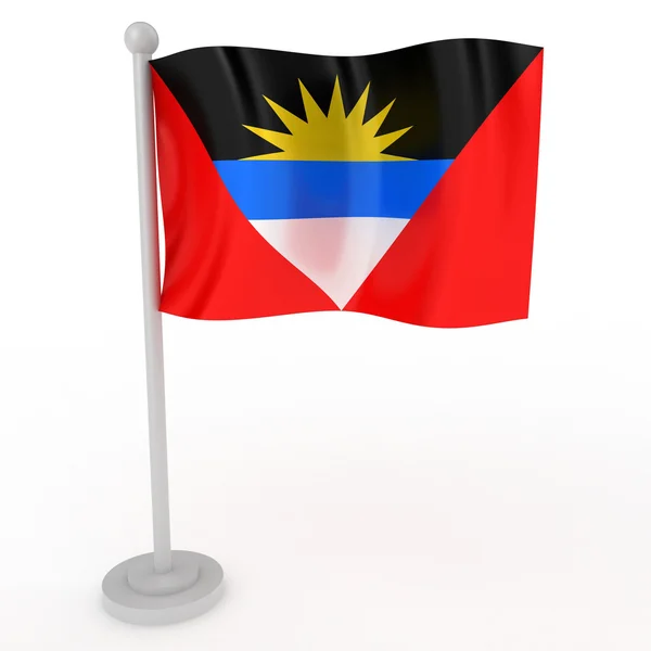 Flagge von Antigua — Stockfoto