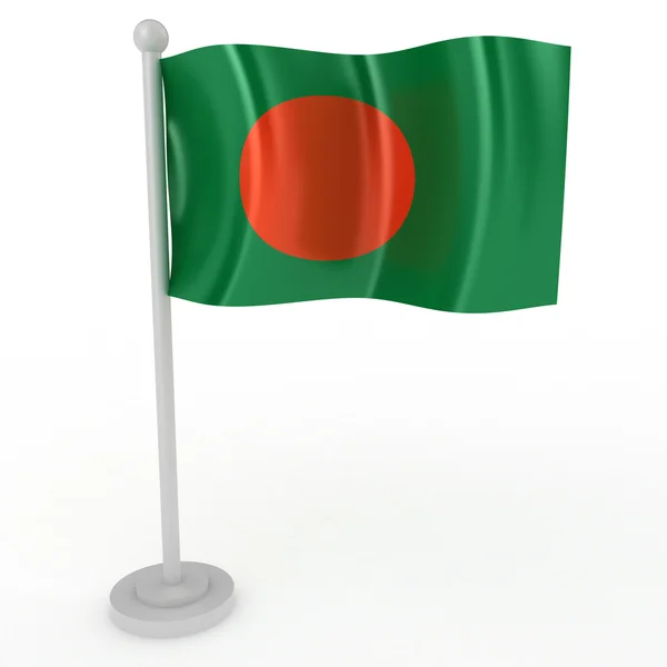 Σημαία του Μπανγκλαντές — Φωτογραφία Αρχείου