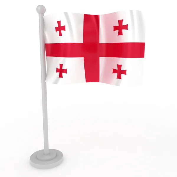 Grúzia zászlaja — Stock Fotó