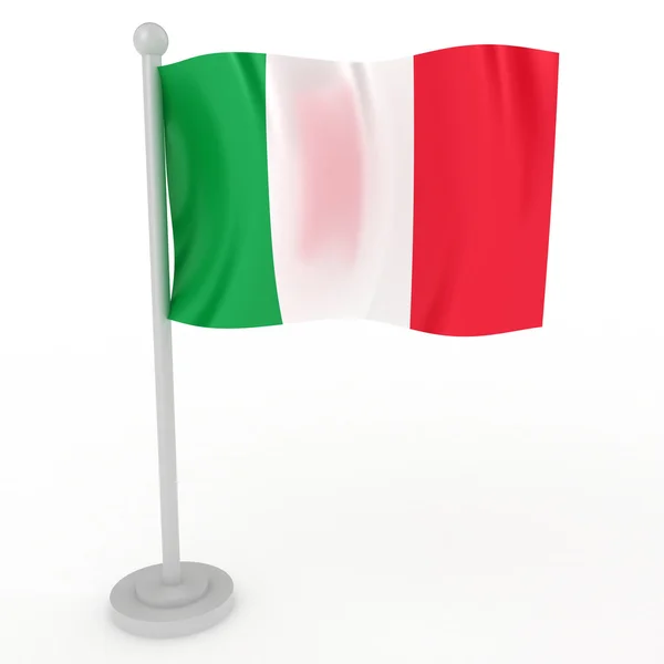 Italiens flagga Royaltyfria Stockbilder