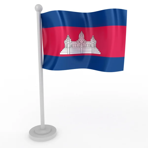 Kambodzan lippu — kuvapankkivalokuva