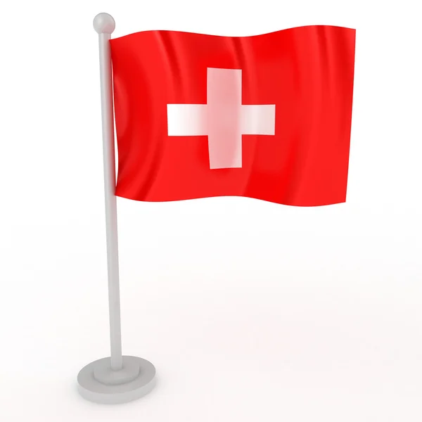 Bandera de Suiza — Foto de Stock