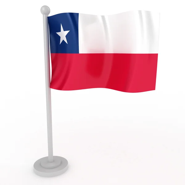 Bandera de Chile — Foto de Stock