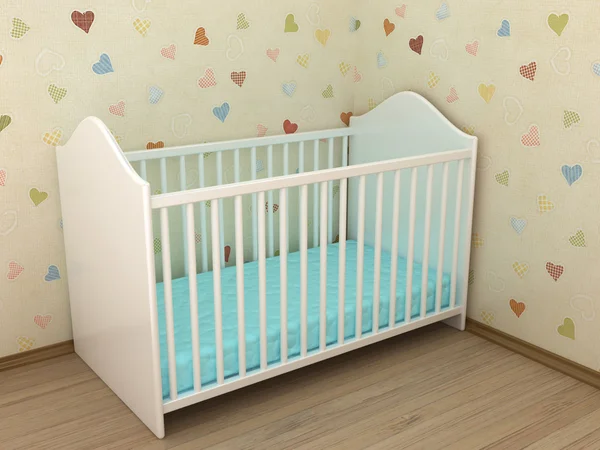 Dětská postel — Stock fotografie