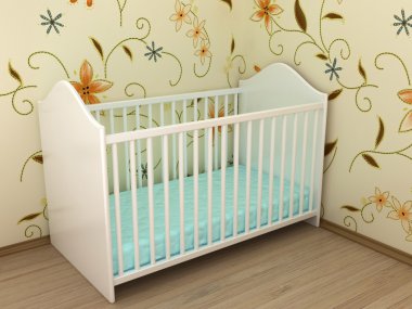 Children's bed clipart