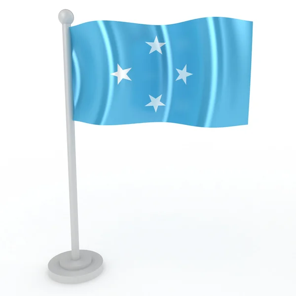 Flaga Mikronezji — Zdjęcie stockowe