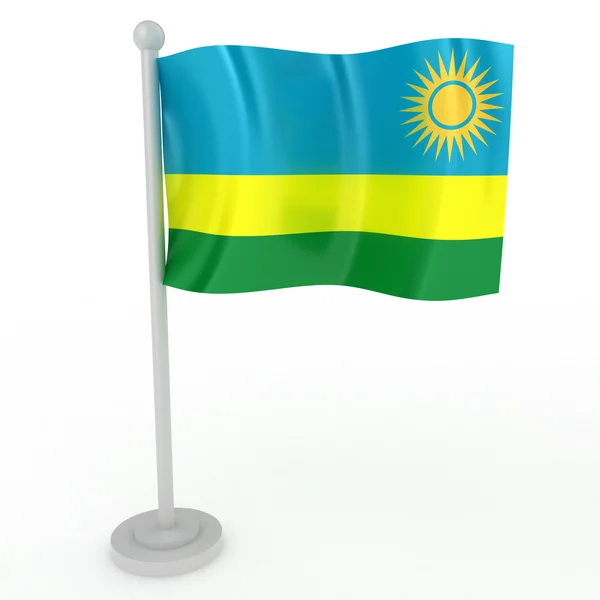 Drapeau de rwanda — Photo