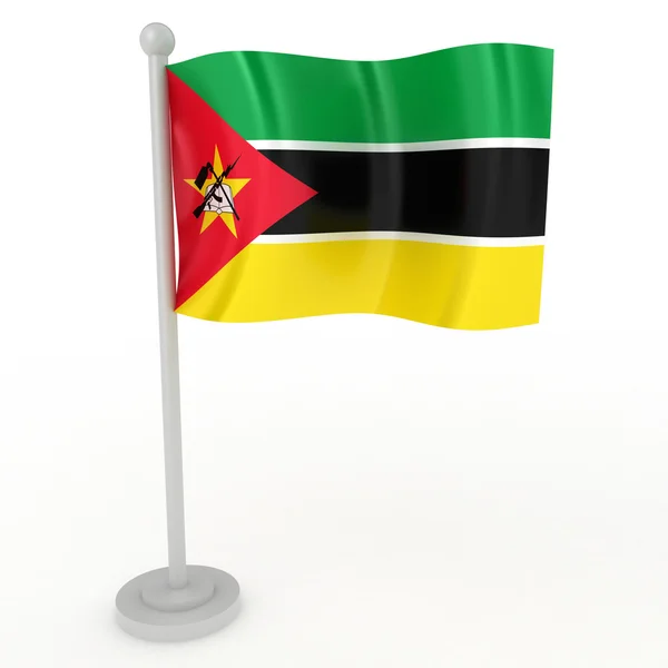 Mosambikin lippu — kuvapankkivalokuva