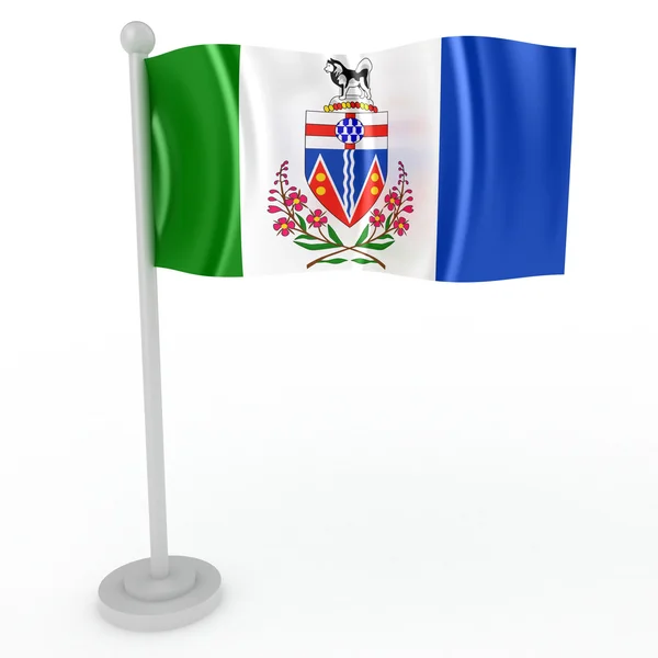 Флаг Юкона — стоковое фото