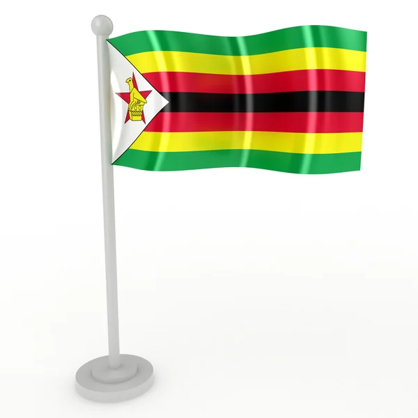 Bandera de zimbabwe — Foto de Stock