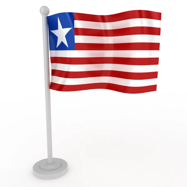 stock image Flag of Liberia