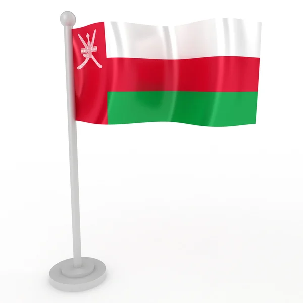 Bandera de Omán — Foto de Stock