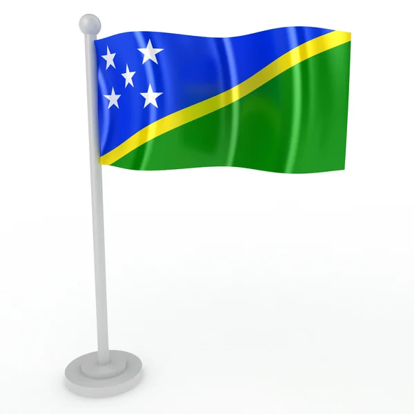 Flag of Solomon Islands — Stock Photo, Image