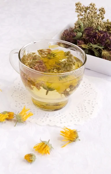 stock image Herbal medical tea