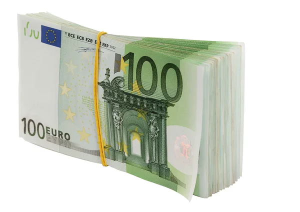 Стек грошей євро . — стокове фото