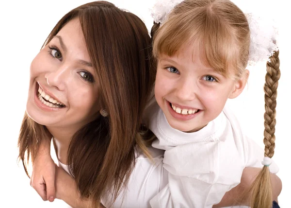 Happy family mother and daughter. — Stock Photo, Image