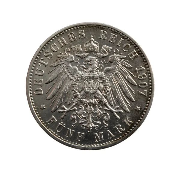 Old 5 German marks — Stock Photo, Image