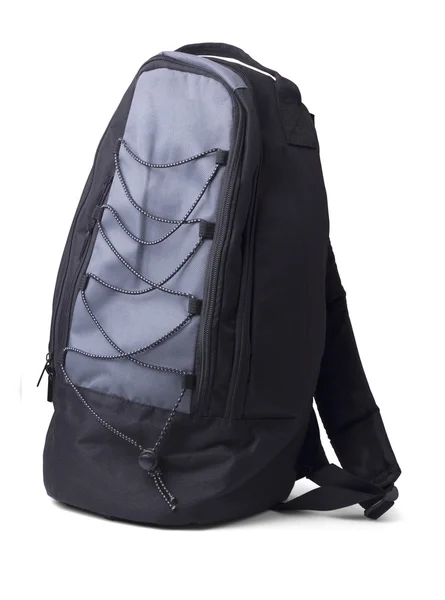 Siyah sırt çantası — Stok fotoğraf