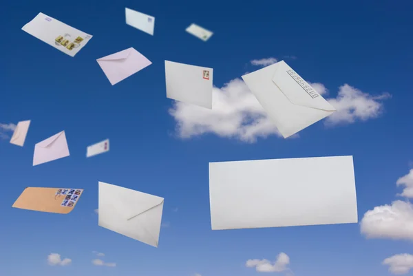 Cartas en el cielo — Foto de Stock