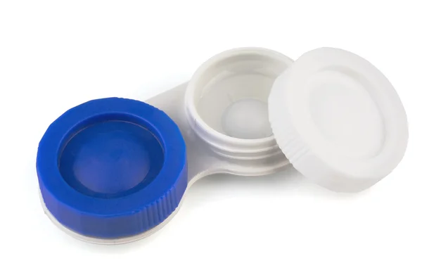 Contact lens in case — Stock Photo, Image