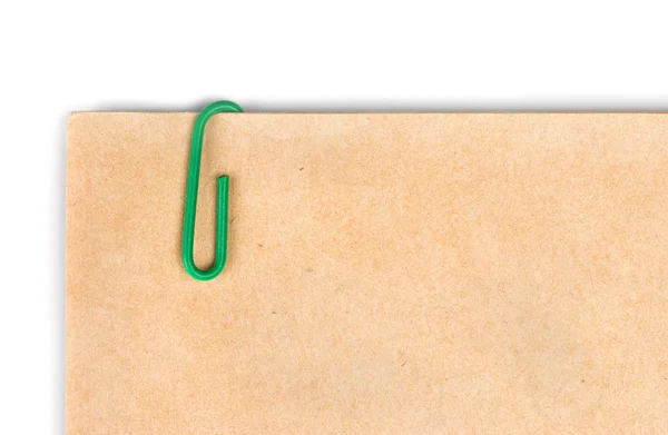 Paper and clip — Stock Photo, Image