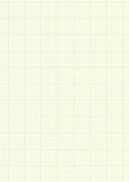 Graph paper A4 sheet green — Stock Vector