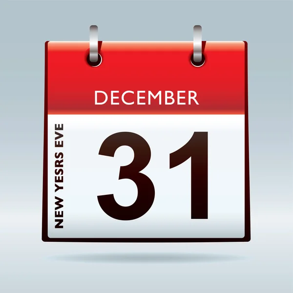 Boże Narodzenie kalendarz niebieski — Wektor stockowy