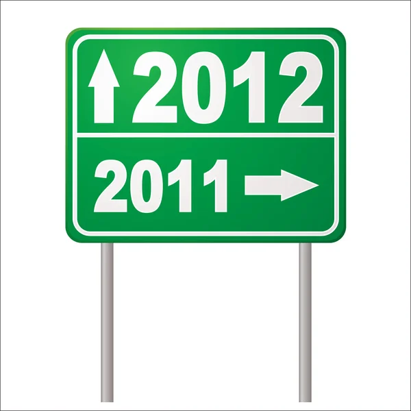 Дорожній знак 2012 — стоковий вектор