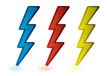 Lightning bolts clipart