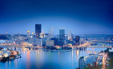 HDR image of Pittsburgh clipart