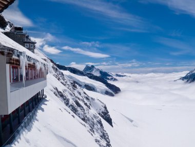 Viewpoint on Jungfraujoch clipart