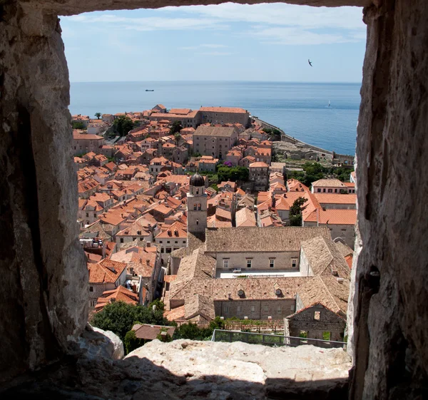 stock image Dubrovnik roofs
