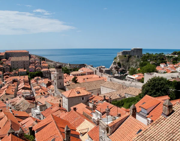 Dubrovnik tetők — Stock Fotó