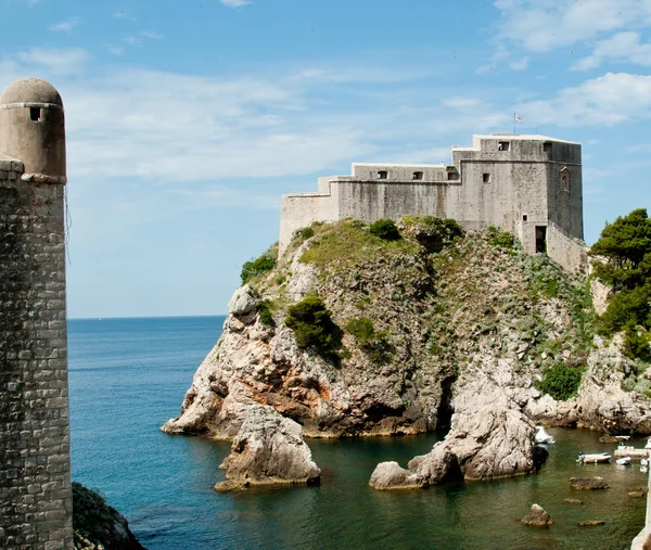 Forte medieval em Dubrovnik — Fotografia de Stock
