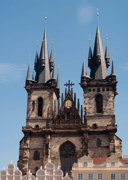 Tyn собор в Празі — стокове фото