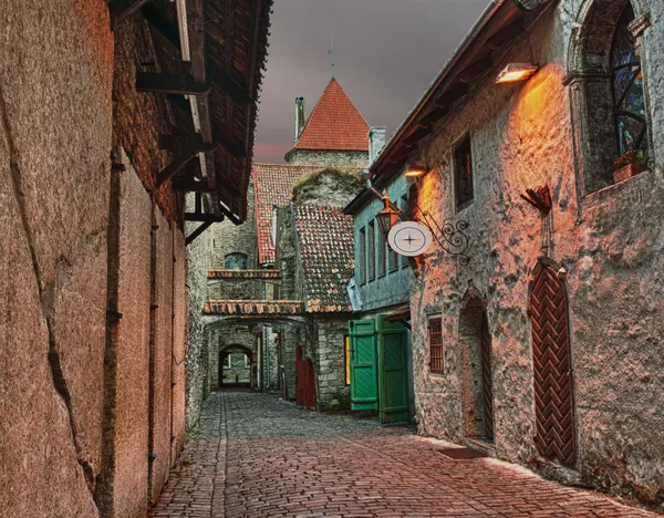 Katarina ulicy w Tallinnie — Zdjęcie stockowe