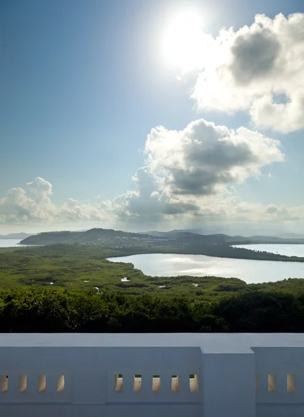 Vista para El Yunque do farol — Fotografia de Stock
