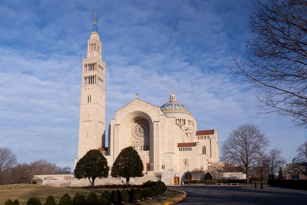 Basilica of the National Shrine of the Immaculate Conception — Stock Photo, Image
