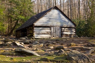 Old barn in Smoky Mountains clipart