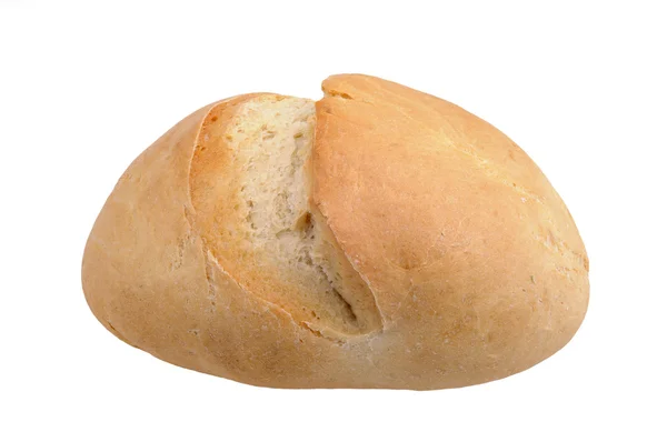 Bröd på vit bakgrund. — Stockfoto