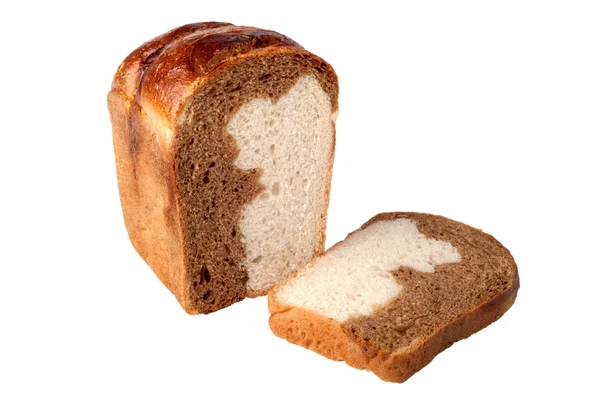 Pão bicolor — Fotografia de Stock