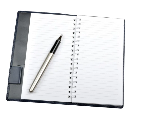 Notepad Pen — Stock Photo, Image