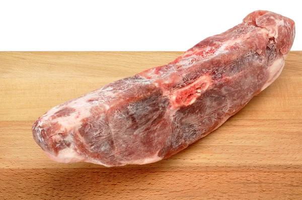 Piece of frozen meat — Stock Photo, Image
