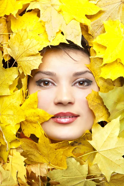 Retrato de outono mulheres jovens . — Fotografia de Stock