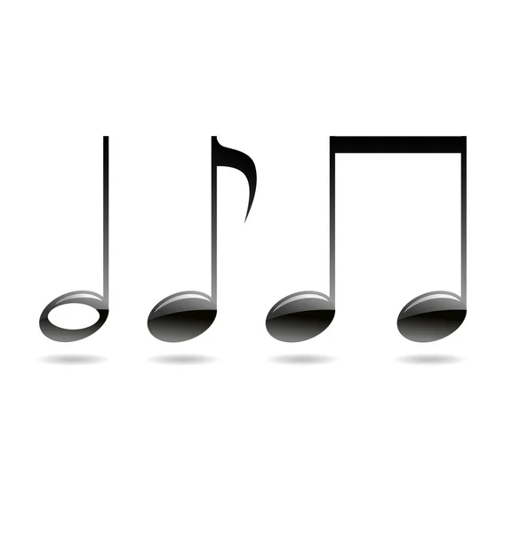 Musical signs. Note — Stock Vector