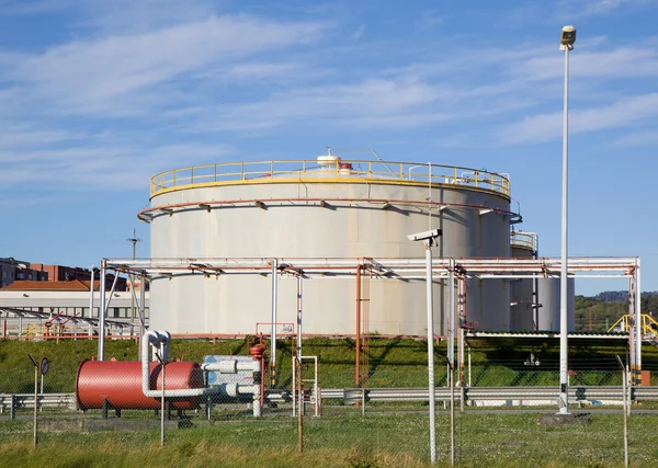 stock image Oil tank refinery