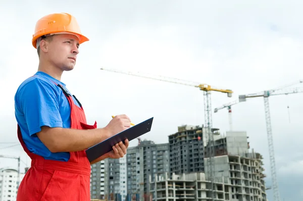 Baustelleninspektor — Stockfoto