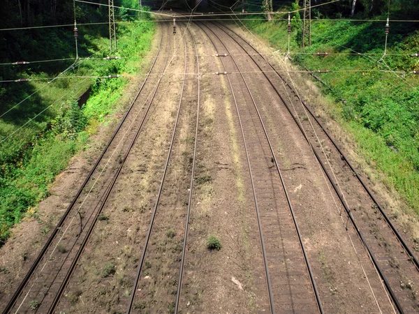 Velhos Caminhos Ferro Verão — Fotografia de Stock