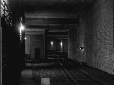 Vintage tren tünel